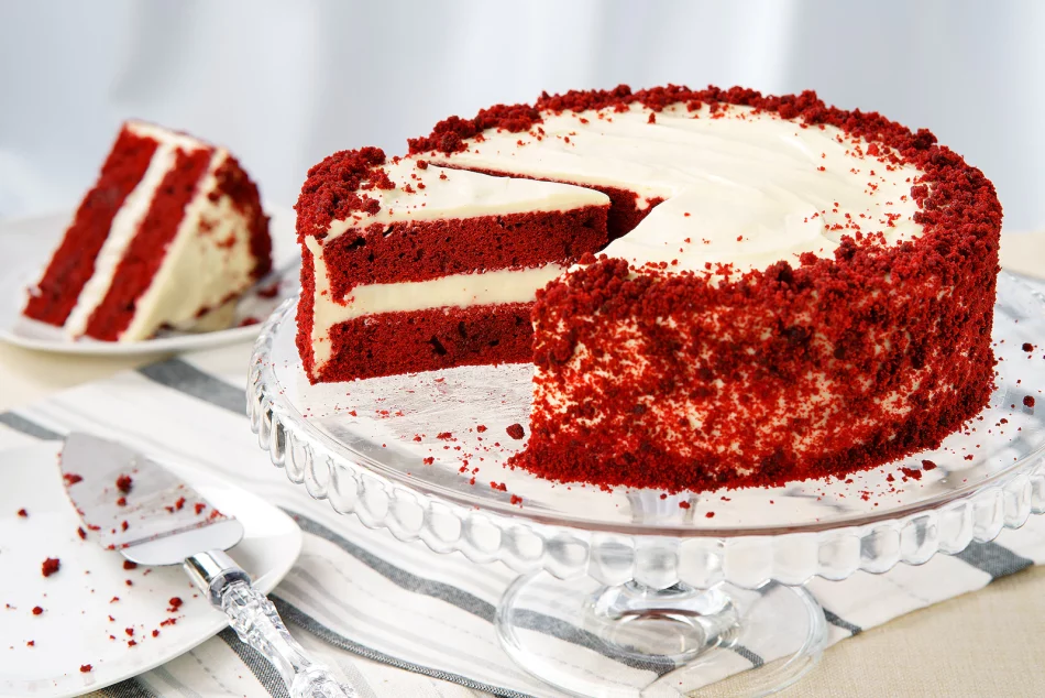 Red Velvet Cake with Cream Cheese Frosting